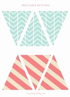 Printable Pennant Banner Elegant Free Bunting Printable