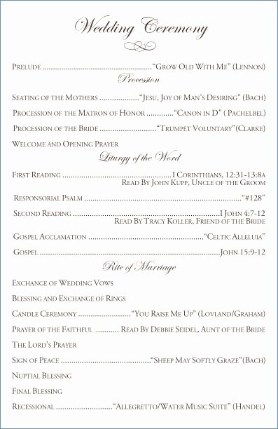 Sample Wedding Program Template Inspirational Worship Schedule Template